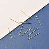 Brass Flat Head Pins KK-F824-114C-G01-3