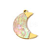 Natural Shell Pendants STAS-STAS-OY009-76G-3
