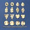 16Pcs 8 Style 201 Stainless Steel Pendants DIY-FS0005-37G-7