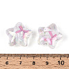 UV Plating Printed Transparent Acrylic Beads PACR-N017-01A-3