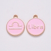 Alloy Enamel Pendants LS-X-ENAM-S124-01B-09K-1