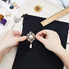 4 Sets 4 Styles Polyester Wall Hanging Brooch Jewelry Banner Holder DIY-FH0008-24-3