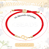 1Pc Adjustable Nylon Cord Slider Bracelets for Women BJEW-LP0001-32B-02-2