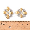 304 Stainless Steel Rhinestone Pendants STAS-Z145-03GP-02-3