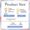 DIY Plastic Pearl Oval Beaded Brass Link Chain Bracelet Necklace Making Kits DIY-TA0009-62-3