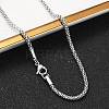 Tarnish Resistant 304 Stainless Steel Popcorn Chain Necklaces NJEW-J032-22P-1