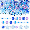 1Bag Mixed Styles Glass Beads GLAA-TADJ0001-10I-1