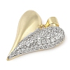Brass Micro Pave Cubic Zirconia Pendants KK-Q821-02G-2