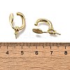 Brass with Cubic Zirconia Ear Cuff Findings KK-Q048-22G-3