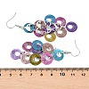 430 Stainless Steel Dangle Earrings EJEW-B157-01C-5