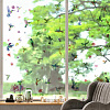 8Pcs 8 Styles Rectangle Plastic Window Stickers DIY-WH20015-002-5