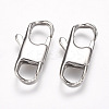 Tarnish Resistant 304 Stainless Steel Lobster Claw Clasps STAS-I082-13P-02-1