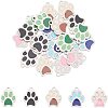 20Pcs 5 Colors 304 Stainless Steel Enamel Charms STAS-UN0026-51-4