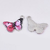 Printed Alloy Pendants PALLOY-R111-21-2