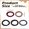 20Pcs 5 Colors Cloth Elastic Fiber Hair Ties for Women OHAR-LP0004-11-2