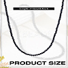 1Pc Faceted Rondelle Glass Beaded Necklaces for Women NJEW-LP0007-05A-2