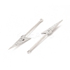 Rack Plating Alloy Big Pendants PALLOY-E025-10P-2