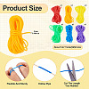 30M 6 Colors Hollow Pipe PVC Tubular Synthetic Rubber Cord RCOR-TA0001-15-4