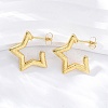 304 Stainless Steel Stud Earrings for Women EJEW-L296-032G-01-3