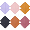 12Pcs 6 Colors Imitation Leather Book Bookmarks AJEW-CL0002-10-7