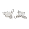 Natural Quartz Crystal Pendants G-P492-02P-22-3