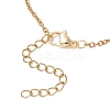 Adjustable 304 Stainless Steel Curb Chain Slider Bracelets BJEW-JB13290-5