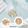 24Pcs Rack Plating Brass Pave Clear Cubic Zirconia Beads KK-TA0002-59-5