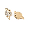 304 Stainless Steel with Clear Cubic Zirconia Charms STAS-G364-03G-2