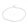 Electroplate Glass Beaded Necklaces NJEW-JN02793-07-1