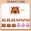 12Pcs 4 Styles Food Grade Eco-Friendly Silicone Focal Beads SIL-SZ0001-71-2