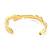 Ion Plating(IP) 304 Stainless Steel Cuff Bangles BJEW-C043-03G-3