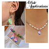 4 Sets Epoxy Resin Pendants RESI-CJ0005-18-7