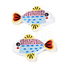 Printed Opaque Resin Beads RESI-N043-23A-3