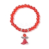 Transparent Plastic Beaded Stretch Bracelets for Children BJEW-JB11507-03-2