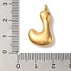Ion Plating(IP) 304 Stainless Steel Pendants STAS-M017-08G-12-3