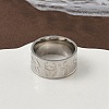 304 Stainless Steel Finger Rings for Women LS-RJEW-F195-04P-2