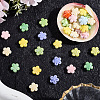40Pcs Glazed Porcelain Beads PORC-LT0001-04-7