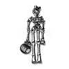 Halloween Alloy Enamel Big Pendant Rhinestone Settings LS-ENAM-G217-01-2