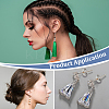 20Pcs Rhodium Plated 925 Sterling Silver Friction Ear Nuts FIND-ME0001-05-4