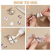 2Pcs Brass Brooches JEWB-FH00028-3