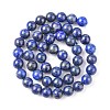 Natural Lapis Lazuli Beads Strands G-G099-8mm-7-3