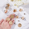 12Pcs Nail Free Zinc Alloy Curtain Button Buckle FIND-GF0007-41D-3
