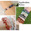 5Pcs 5 Style Natural Mixed Stone Chip Beads Stretch Bracelets for Women BJEW-FW0001-03-8