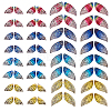 64Pcs 32 Styles Epoxy Resin Pendants FIND-CD0001-43-1