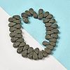 Natural Pyrite Beads Strands G-B064-B52-2