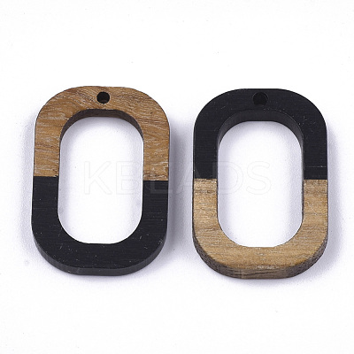 Resin & Walnut Wood Pendants RESI-S358-07C-1