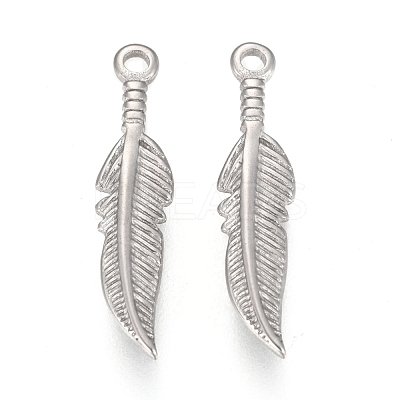 Tarnish Resistant 304 Stainless Steel Pendants STAS-H443-02P-A-1