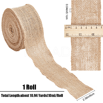 Linen Ribbon DIY-WH0530-67A-1