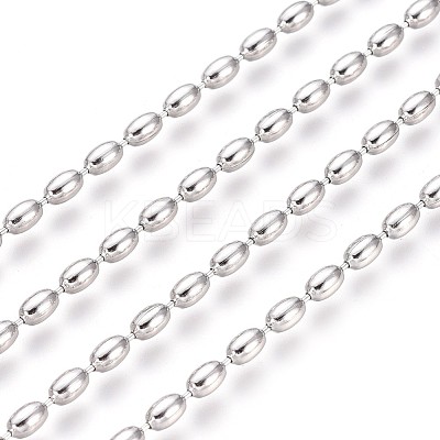 Non-Tarnish 304 Stainless Steel Ball Chains CHS-L024-024E-1