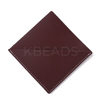 PU Imitation Leather Bookmarks OFST-WH0002-34B-03-1